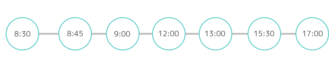 1日のスケジュール